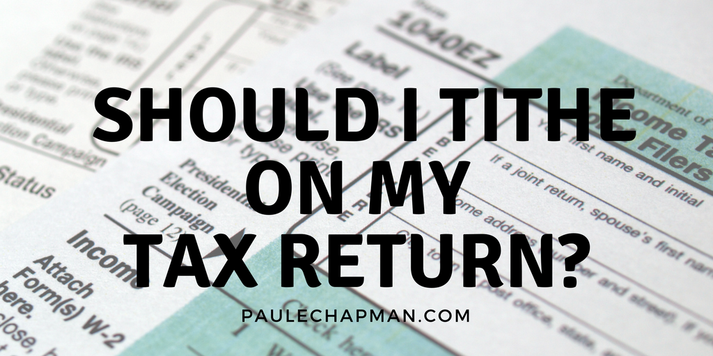 Should I Tithe on My Tax Return?