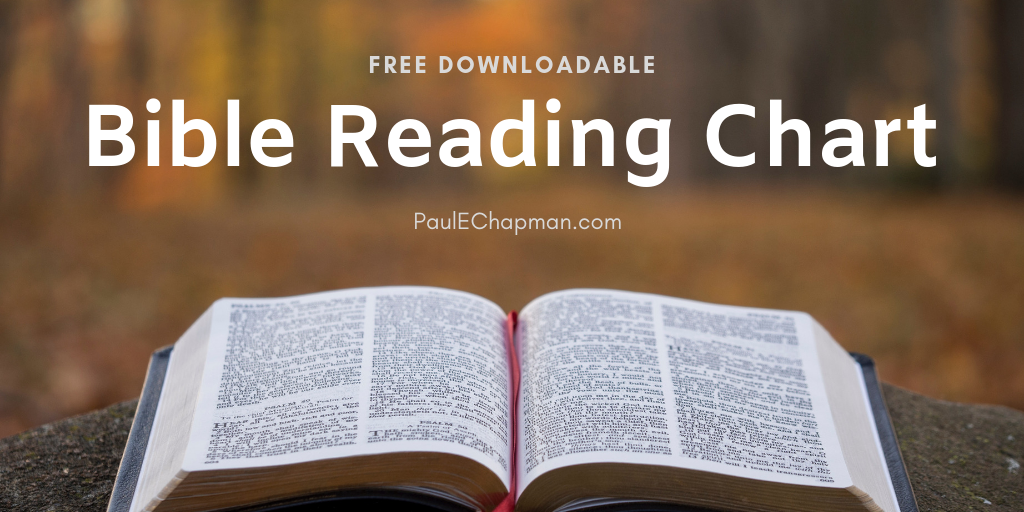Free Downloadable Bible Reading Chart
